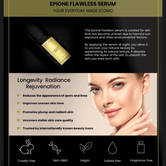 🎁 EPIONE SKIN CARE BEVERLY HILLS
Flawless Serum
30 ml🎁 - Picture 6 of 12